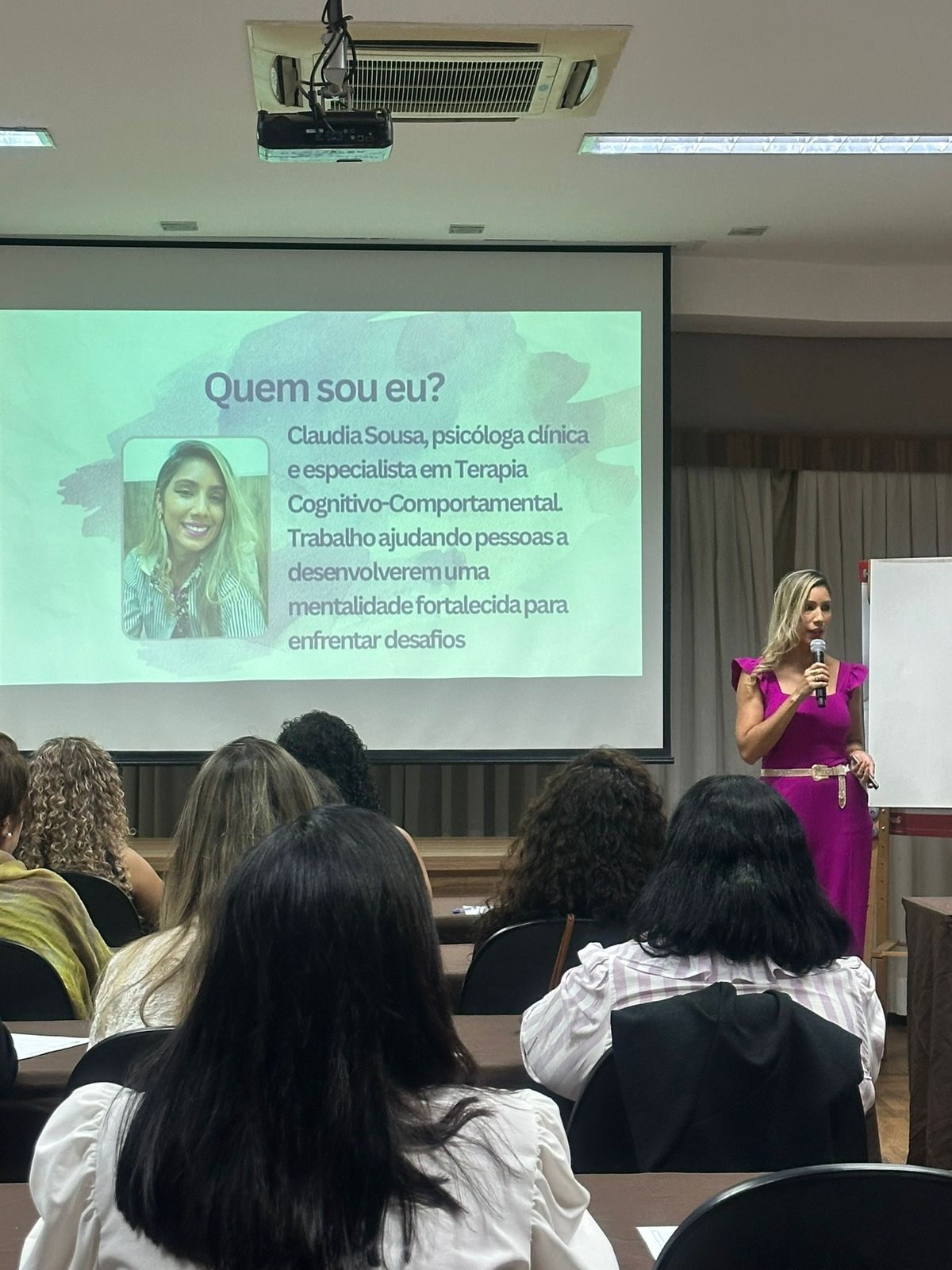 Claudia palestrando
